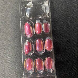 ColorFX Impress Pink Chrome Press-On Nails – Small Nail Bed